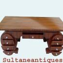 MONUMENTAL! shaped Art Deco inspired superb Desk