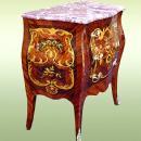 MINT Marble top marquetry Louis XV style Commode