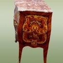 MINT Marble top marquetry Louis XV style Commode