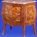 MINT Marble top marquetry Louis XV style Commode