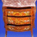 MINT Marble top marquetry Louis XV style Commode