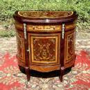 Unusual Florentine Italian Style Marquetry Sideboard
