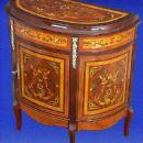 Unusual Florentine Italian Style Marquetry Sideboard