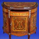 Unusual Florentine Italian Style Marquetry Sideboard