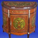 Unusual Florentine Italian Style Marquetry Sideboard