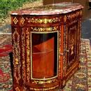 Rosewood Victorian style marquetry Credenza