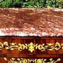 Rosewood Victorian style marquetry Credenza