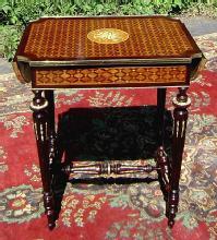 Large Louis XVI Marquetry ornate sofa table