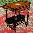 Large Louis XVI Marquetry ornate sofa table
