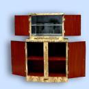 High Bar Art Deco style in exotic olive wood