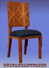 Set 8 Art Deco Chairs in shaped Rosewood