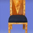 Set of 8 Art Deco style two toned Chairs