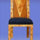 Set of 8 Art Deco style two toned Chairs