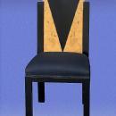 Set of 8 Art Deco style two toned Chairs