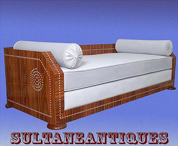 Unique Art Deco Style sofa, Ruhlman inspired