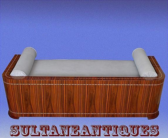 Unique Art Deco Style sofa, Ruhlman inspired
