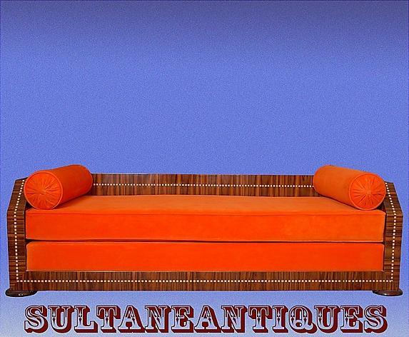 Unique Art Deco Style sofa, Ruhlman inspired