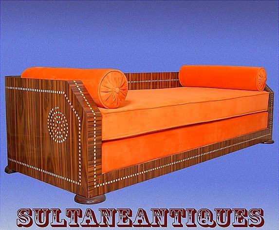 Unique Art Deco Style sofa, Ruhlman inspired