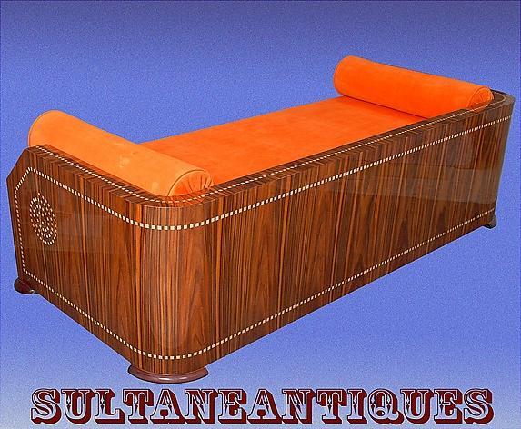 Unique Art Deco Style sofa, Ruhlman inspired