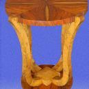 Classic Elm and rosewood Art Deco inspired side table