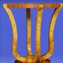 Classic Elm and rosewood Art Deco inspired side table