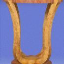 Classic Elm and rosewood Art Deco inspired side table