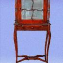 Adorable Tall display cabinet Louis-Philippe style