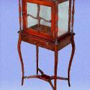 Adorable Tall display cabinet Louis-Philippe style