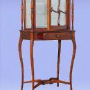 Adorable Tall display cabinet Louis-Philippe style