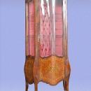 Classy Marquetry Louis XV style China Cabinet.