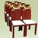 Set of eight superb Art Deco style chairs