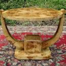 French Art Deco style French Elm coffee table