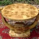 French Art Deco style French Elm coffee table