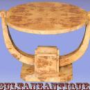 French Art Deco style French Elm coffee table