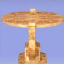 French Art Deco style French Elm coffee table
