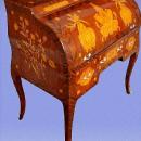FINE Charles X style Roll top secretaire