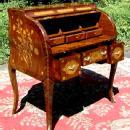FINE Charles X style Roll top secretaire