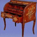 FINE Charles X style Roll top secretaire