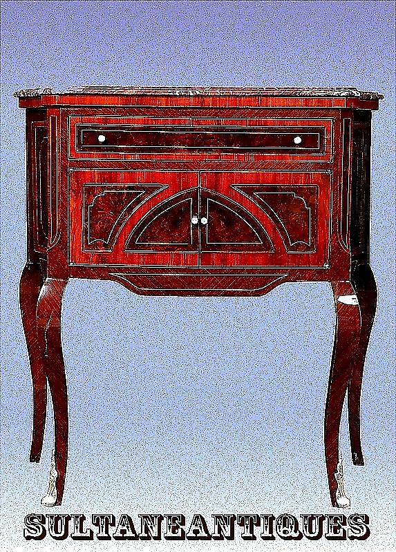 LARGE French Louis XV style Chest Table commode