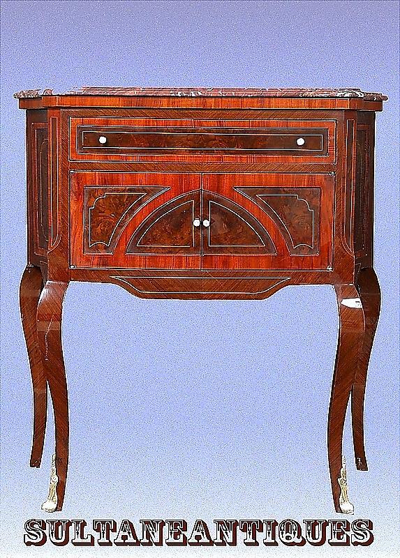LARGE French Louis XV style Chest Table commode
