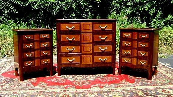 AWSOME set Napoleon III Style sideboard and commodes