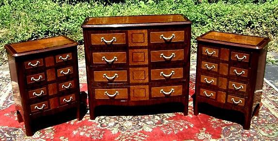 AWSOME set Napoleon III Style sideboard and commodes