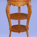 LOUIS XV Full Marquetry Occasional side table