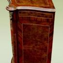 PAIR Elegant French Louis XV style bombe Commodes