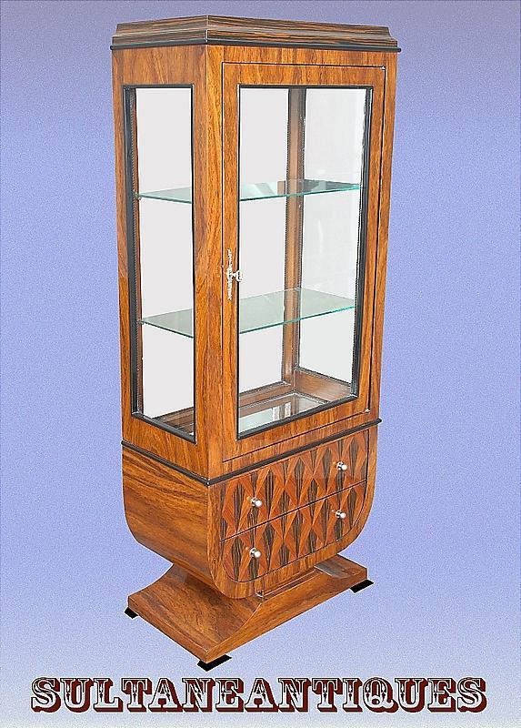 Cabinet Art Deco style Makassar Vitrine