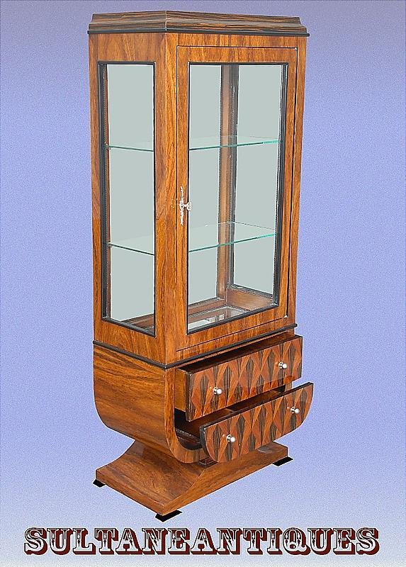 Cabinet Art Deco style Makassar Vitrine