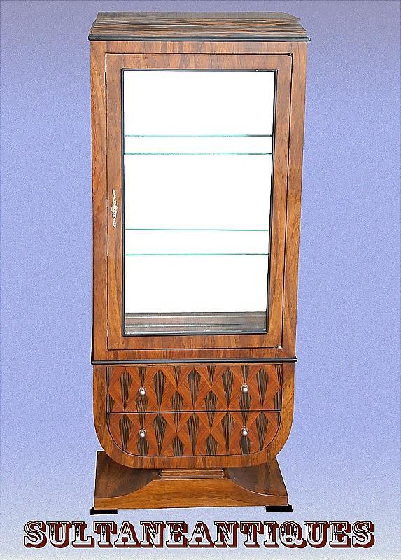 Cabinet Art Deco style Makassar Vitrine