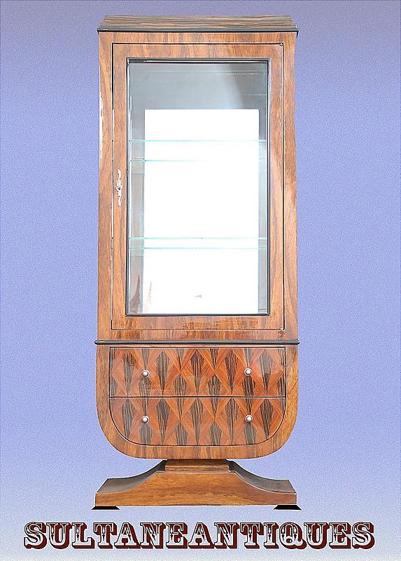 Cabinet Art Deco style Makassar Vitrine