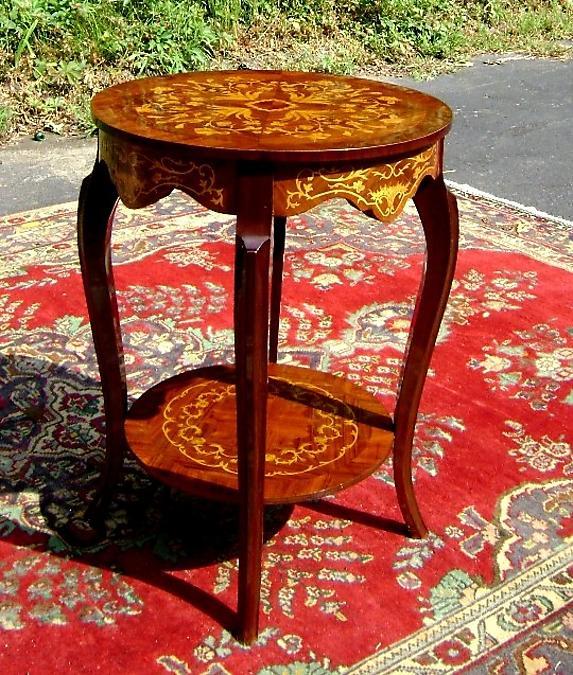 Full Marquetry Louis XV style side - wine table
