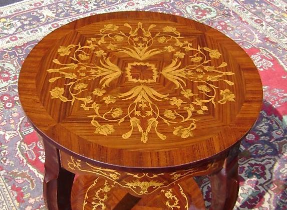 Full Marquetry Louis XV style side - wine table